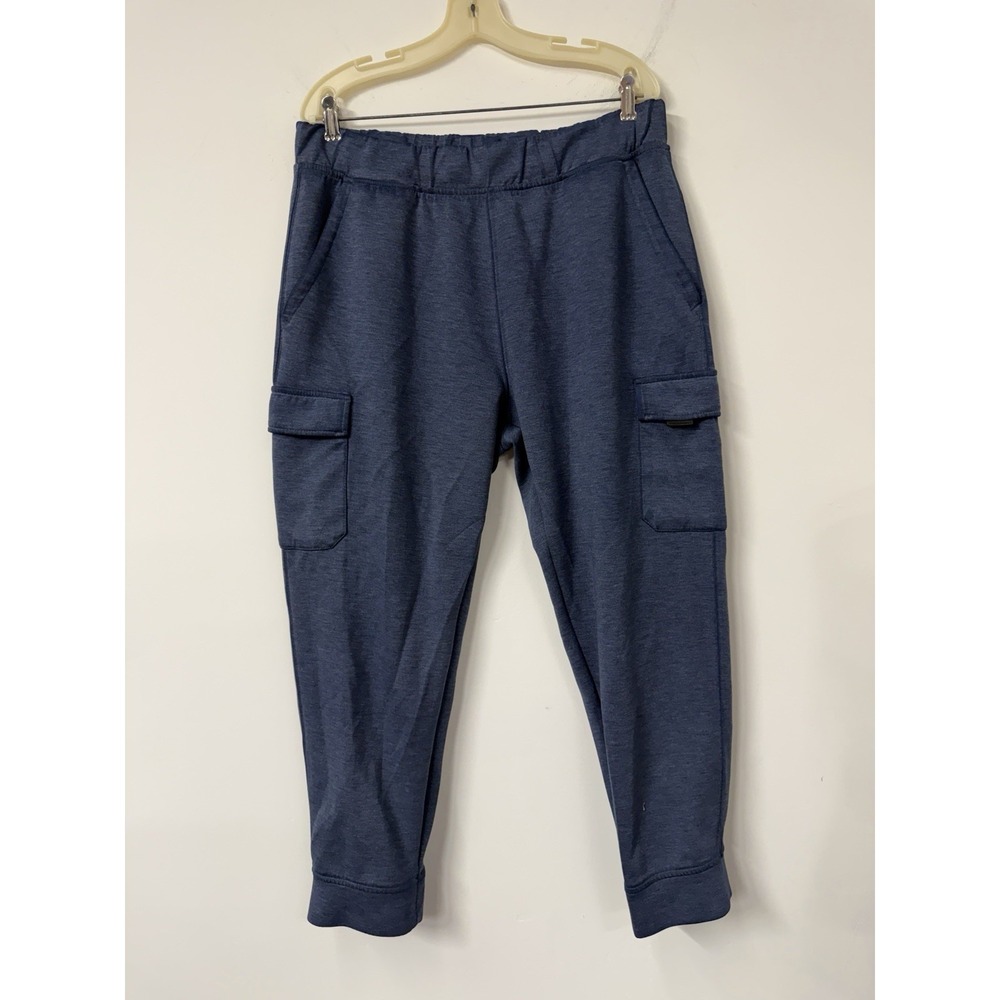 Zeroxposur Men's XL Navy Heathered Tech Joggers Cargo Pants Pull On Sweat Pants